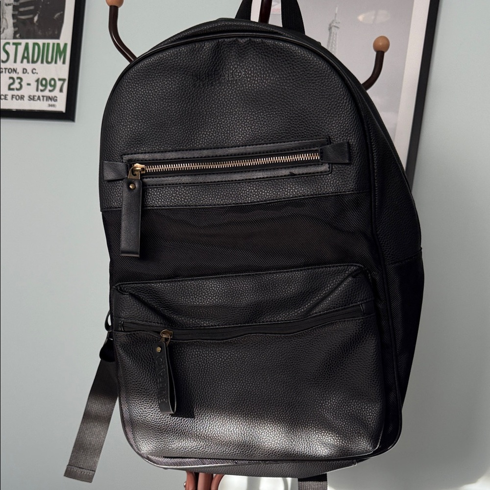 Buffalo by David Bitton Stylish Black Backpack